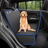 Dog Car Seat Cover Hammock with Mesh Window & Pockets
