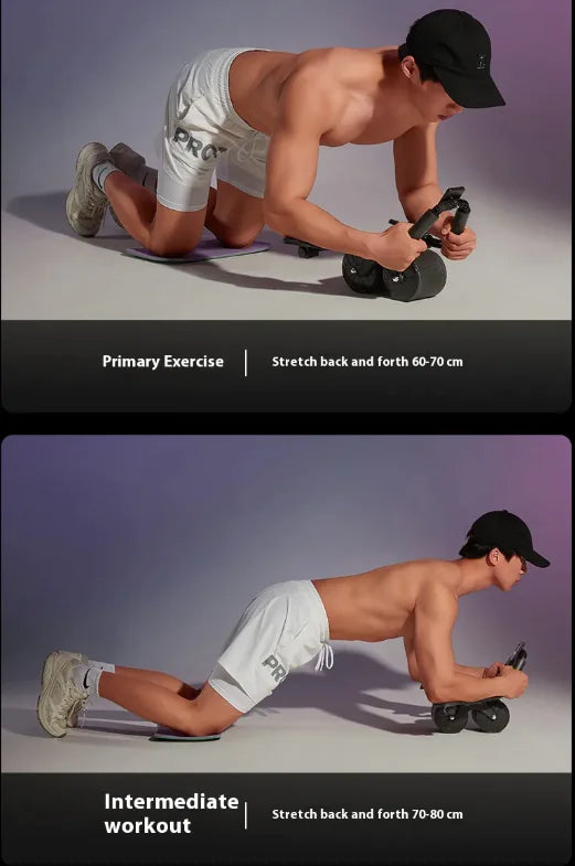 Fitness Automatic Rebound Abdominal Wheel