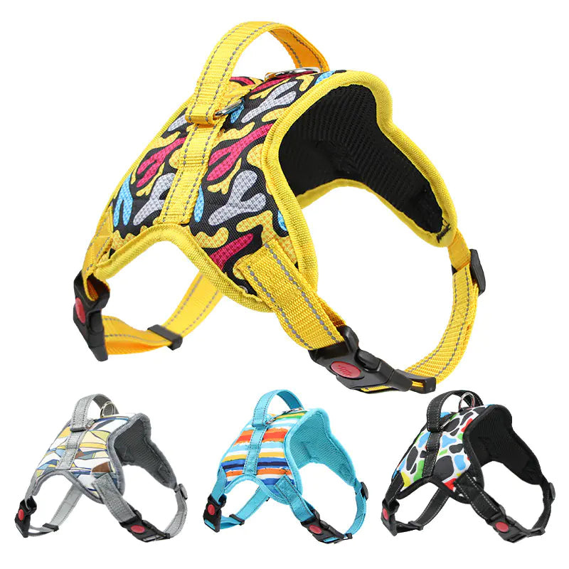 Reflective Dog Harness and Leash Set for Pets