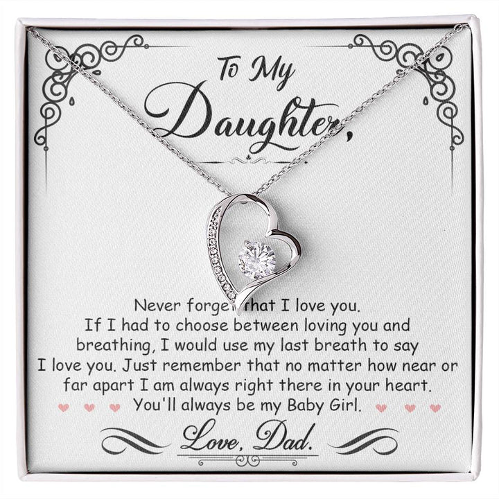 My Baby Girl - Forever Love Necklace