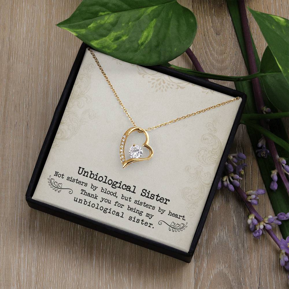Unbiological Sister - Forever Love Necklace